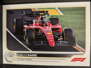2022 Topps Formula 1 Chrome Base #31 Carlos Sainz - Scuderia Ferrari - Picture 1 of 1