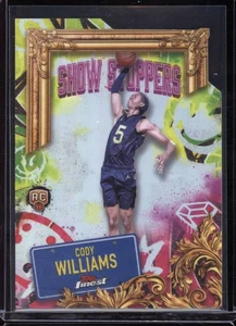 2024-25 Topps Finest Showstoppers Cody Williams #S-30 refractor (RC) - Imagen 1 de 2