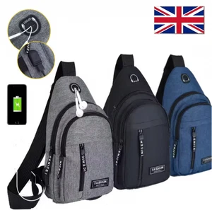 Small Chest Bag Pack Sport Shoulder Sling Cross Body Bag Travel Outdoor Backpack - Picture 1 of 20