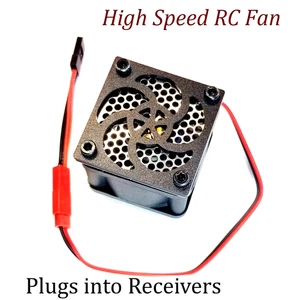 RCP Xtreme Cool High Speed RC Cooling Fan 40x28 8.4v MAX SUPER HIGH AIR FLOW - Picture 1 of 22