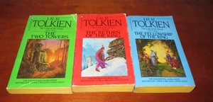 Der Herr der Ringe JRR Tolkien Set 1983 Ballentine 3 Vintage Taschenbücher - Bild 1 von 3