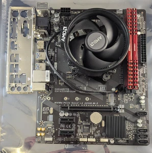 Ryzen 3 3200G GIGABYTE GA-A320M-S2H 8GB DDR4 Corsair Vengeance AMD Motherboard - Picture 1 of 6