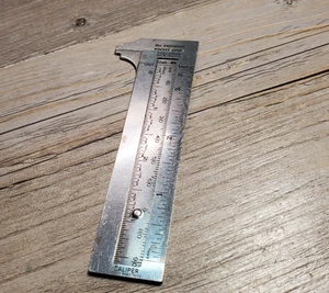 Vintage The Executive Pocket Chum 3 1/2" Schiebeschieber Dezimaläquivalente - Bild 1 von 4