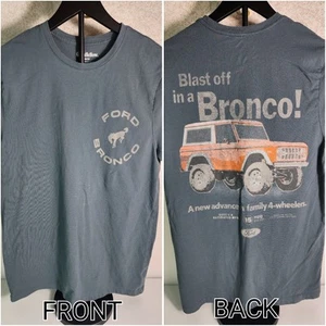 Goodfellow & Co Ford Bronco T-Shirt Medium Blue Retro SUV Graphic Tee - Picture 1 of 4