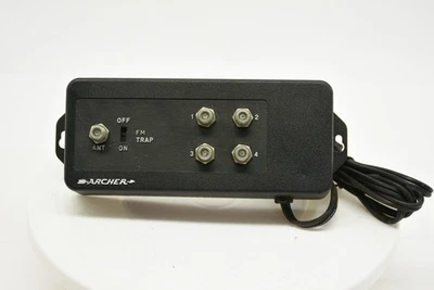 RadioShack Archer 15-1123 75 OHM Amplifier UHF/VHF/FM  FM Trap Amplifier - Image 1 of 4