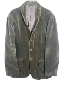 Polo Ralph Lauren Blazer Jacket Mens XL Brown Corduroy Sport Coat Thick Cord - Picture 1 of 8
