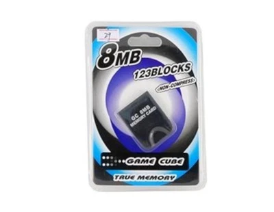 8MB Memory Card For Game Cube GC And Wii Black For GameCube Expansion 7E