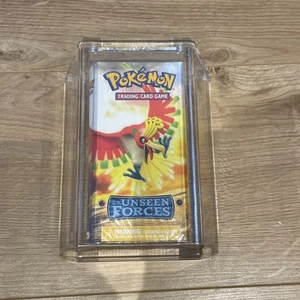 Ho-Oh Ex Unseen Forces 2005 Pokemon Deck SEALED in custom acrylic case - Picture 1 of 3