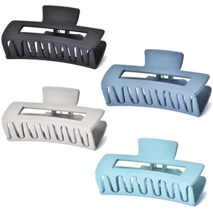 KAGNAL 4 Pack Large Hair Claw Clips,Big Clips for Thick 4Pack - Light - Picture 1 of 6