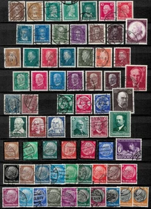 German Reich stamp Collection of famous people of Germany 1925/40 - Picture 1 of 1