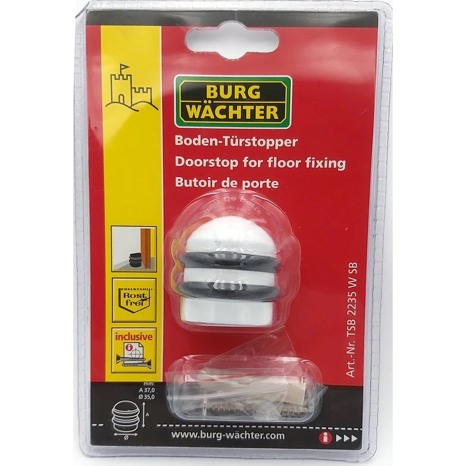 Burgwächter TSB 2235 W SB - Weiss Türstopper Boden - Bild 1 von 1
