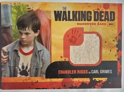 Walking Dead Wardrobe Relic M4 Chandler Riggs Carl Grimes Season 1 AMC variant - Image 1 of 4