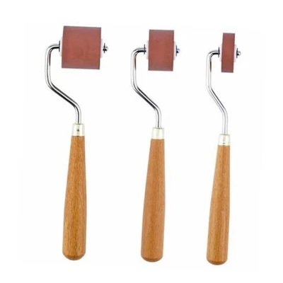 Rodillos de goma Brayer 3 piezas, brayers para grabado, rodillo para artesanía artística, artesanía  Foto 1 de 4