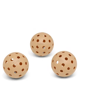 LUXE Pickleball Tan Pickleballs - Pack of 3 - Picture 1 of 5