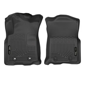 Huskyliners Black Front Weatherbeater Floor Liners for 16-17 Tacoma Automatic - Picture 1 of 3
