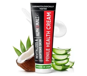AlphaMale Premium Penis Gesundheit Creme Männer Tägliche Feuchtigkeitscreme Ohne Duft 4oz - Bild 1 von 8