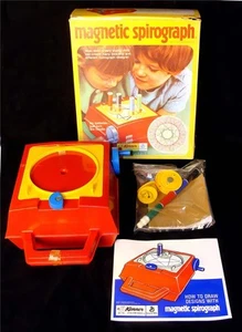 1971 MAGNETIC SPIROGRAPH-Sealed & Unused with Cardboad insert NEW RARE Vintage - Picture 1 of 12