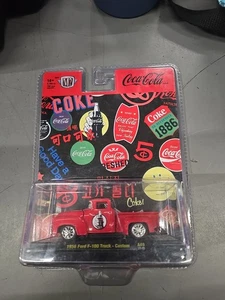 M2 Machines Coca-Cola Release A49 1956 Ford F-100 Truck Custom CHASE - Bild 1 von 3