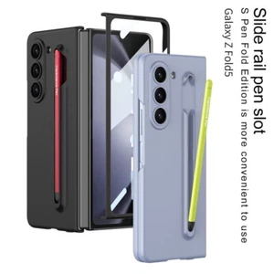 For Samsung Galaxy Z Fold5 5G ShockProof Tempered Glass Film Case Cover+Pen Slot - Picture 1 of 13