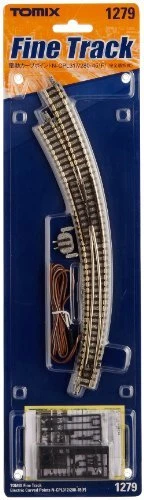 Tomix 012795 Electric Curved Turnout N-CPL317/280-45(F) Power-routing (N scale) - Image 1 of 1