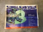 Affiche du festival de musique blues Blind Willie McTell 1997 avec signatures
