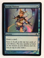 Mtg Magic the Gathering Fifth Dawn Serum Visions FOIL