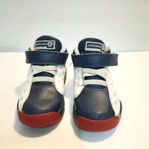 Zapatos para niños pequeños Jordan Jumpman Team II BT medianoche azul marino/blanco/rojo talla 9C - Imagen 1 de 9