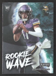2021 Panini Playoff Fußball Kellen Mond #RW-KMO Rookie Wave Vikings - Bild 1 von 2