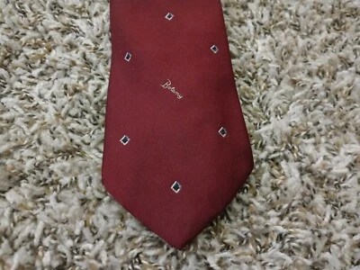 Botany 500 Red Geometric Neck Tie Made In USA - Image 1 of 4