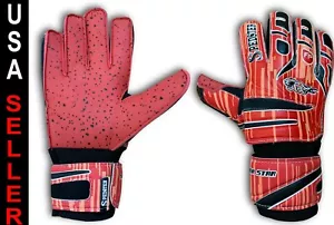 New SPEDSTER GOALKEEPER GLOVES, GOALIE GLOVES, SOCCER FINGER PROTECTED A+ - Picture 1 of 10