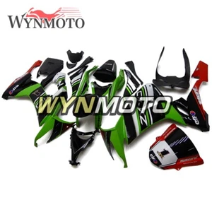 ABS Fairings Kit for Kawasaki 2008 09 2010 ZX10R Injection Black Green Bodywork - Picture 1 of 8