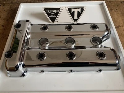Cubierta de leva cromada Triumph Thunderbird 900 T1260851 Hinckley Foto 1 de 4