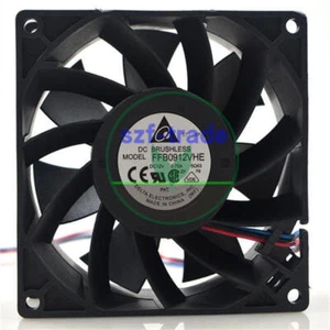 1PCS NEW Delta FFB0912VHE 9CM 9038 12V 0.75A Inverter Kühler Industrie Lüfter - Afbeelding 1 van 1