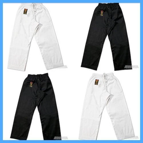 New Proforce Gladiator Lightweight Karate Black or White Martial Arts Pants TKD - Image 1 of 3