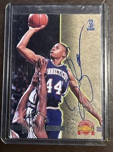 1996-97 Score Board Autographed Basketball - #5 Ray Allen (RC) - Bild 1 von 2