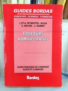 GUIDE BORDAS, CONCOURS ADMINISTRATIF, COLLECTIF, ÉDITIONS BORDAS, 1990 - Picture 1 of 11