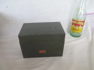 WEIS Vintage Industrial File Recipe Index Card Metal Box - Excellent Condition - Picture 1 of 7