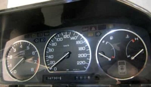 D Honda Prelude 88-89 Chrome Rings for Speedometer/Speedometer Rings - Stainless Steel Polished - Picture 1 of 3