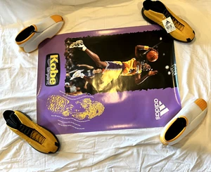 adidas Kobe Bryant “Footprint” Poster 1997: Extremely Rare - Picture 1 of 5