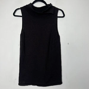 ARMANI COLLEZIONI Sweater Women Size 10 Brown Knit Sleeveless - Picture 1 of 10