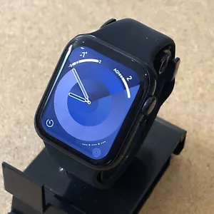 Apple Watch SE (2nd Gen) GPS 44mm Midnight Black Sport Band Battery Health 100% - Picture 1 of 11