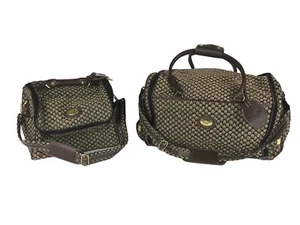 Diane von Furstenberg Reisetasche und Kulturbeutel Set Damen braun gemustert - Bild 1 von 20