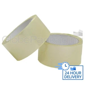 144 ROTOLI DI NASTRO PACCO IMBALLAGGIO TRASPARENTE 48mm x 66M (2") - Foto 1 di 6