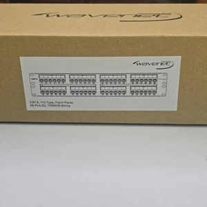 Wavenet 6EPP48 Cat6 Patch Panel 48 Port New - Photo 1/4