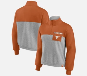 Women's Fanatics NCAA Texas Longhorns pullover jacket - Picture 1 of 11
