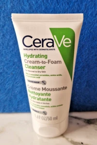 CeraVe: HYDRATING CREAM-TO-FOAM Cleanser normale bis trockene Haut 50ml - Bild 1 von 4