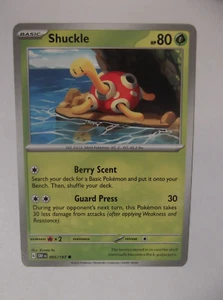 130PK005 - Shuckle- 5/197 - Obsidian Flames - Common \ - Picture 1 of 2