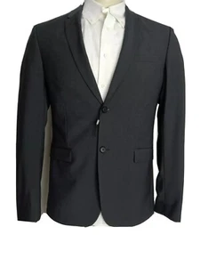 Zara Men's Gray Cotton Blend Sport Coat Blazer Jacket Size US40 - Picture 1 of 9