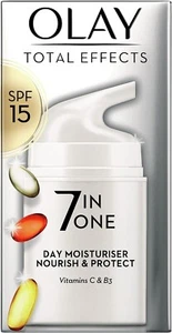 Olay Total Effects Day Cream Moisturiser 7-In-1 Anti-Ageing SPF15 Hydrating 50ml - Picture 1 of 4