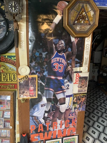 vintage patrick ewing new york knicks nba basketball door posterπ₯π₯π₯ Cover